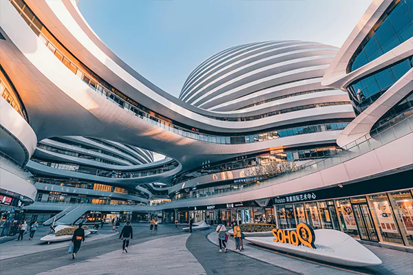 A shopping mall in China